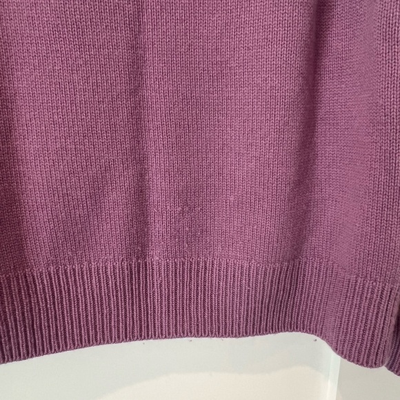 Vince Cashmere Purple Crew Neck Sweater - Picture 4 of 8